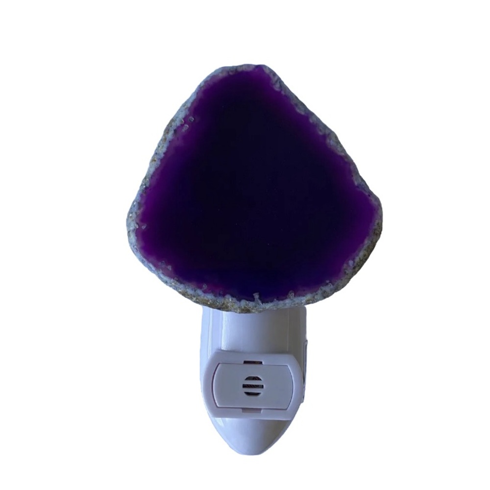 Purple agate night light